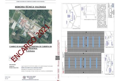 MEMORIA TÉCNICA VALORADA+DO+CSS CAMBIO DE CUBIERTA NAVE INDUSTRIAL (2021)